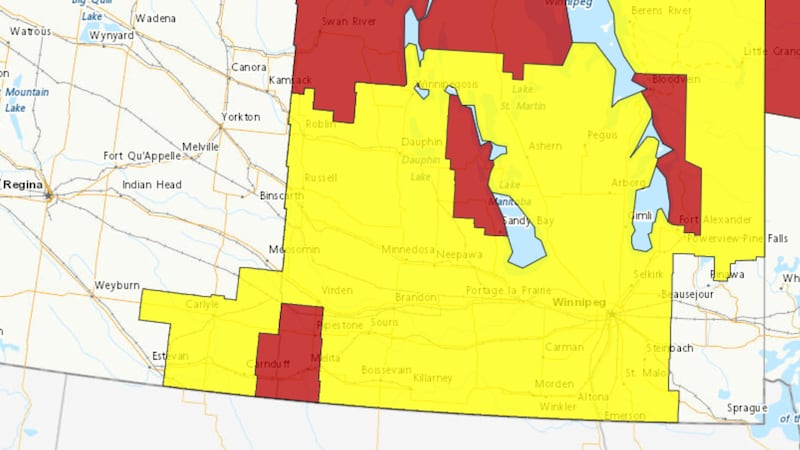 Tornado warning near southern Saskatchewan border ended