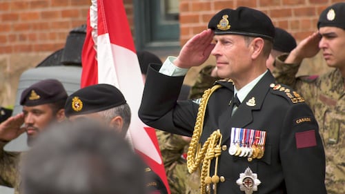 Prince Edward wraps up P.E.I. visit with military parade