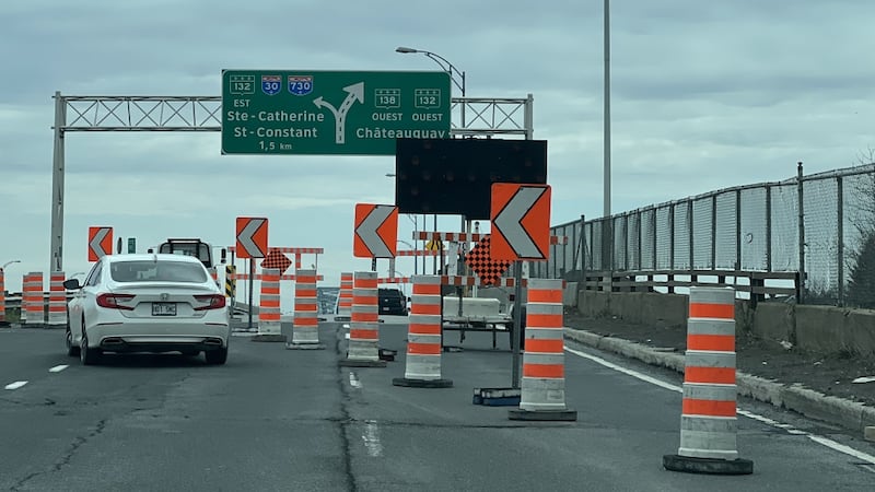 Here are the Montreal-area road closures scheduled for this weekend