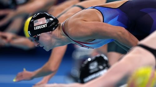 Katie Ledecky looks toward ‘exciting’ head to head with Summer McIntosh at World Aquatics Championships