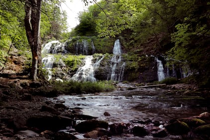Egypt Falls in Cape Breton, N.S., is pictured. (CTV/Darryl Reeves)