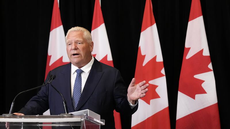 ‘He will roll over us like a cement truck:’ Doug Ford says Canada must be prepared to match Trump’s 35 per cent tariff