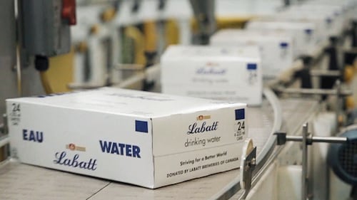 Labatt sends 34K water cans to Ont. wildfire victims