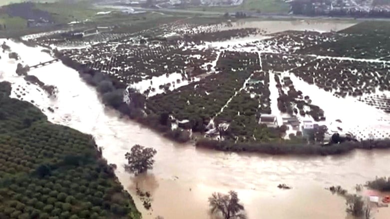 Flooding across parts of Spain after heavy rains