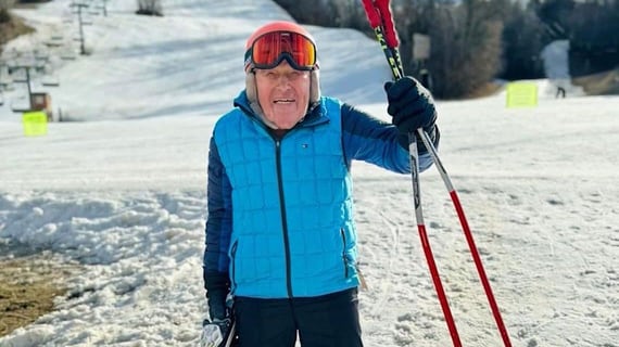 'He's a machine': 96-year-old skier still carving up the slopes