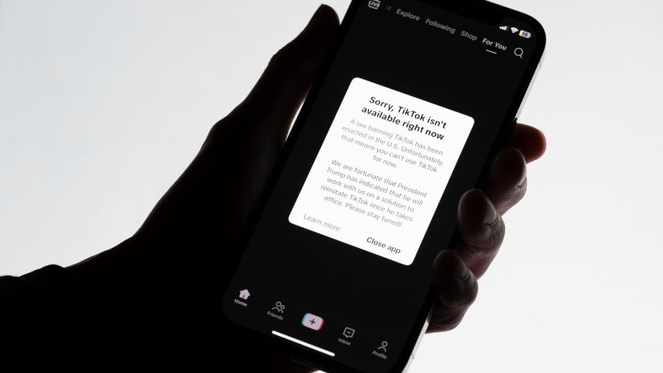 TikTok goes dark as U.S. ban takes effect