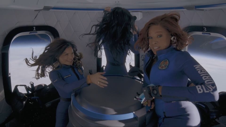 Katy Perry, Gayle King float in space aboard Blue Origin