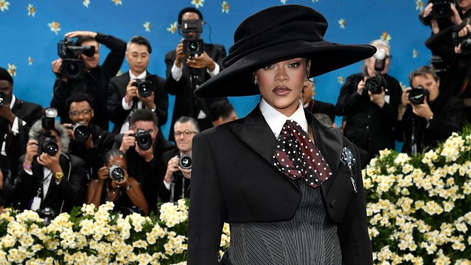 Rihanna shows off third baby bump at Met Gala
