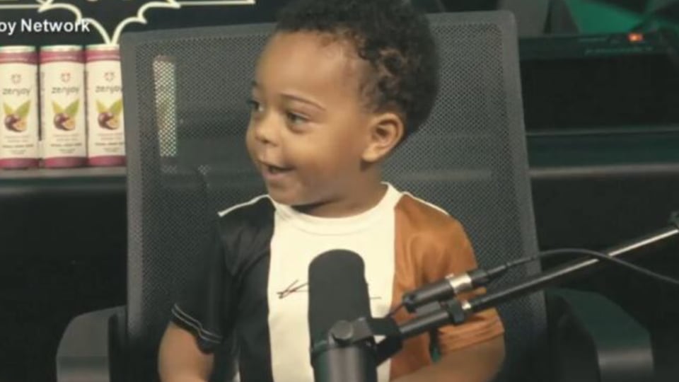 This three-year-old boy is becoming a famous podcaster