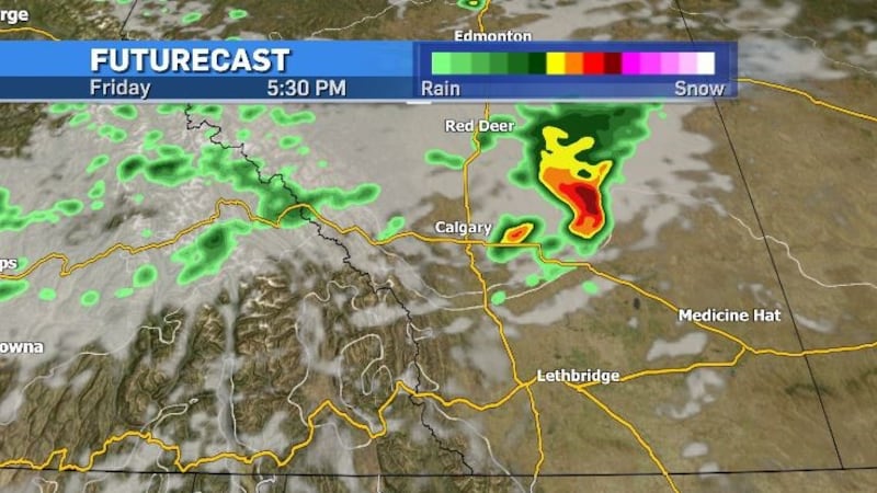 Scattered showers and possible severe thunderstorms expected this weekend